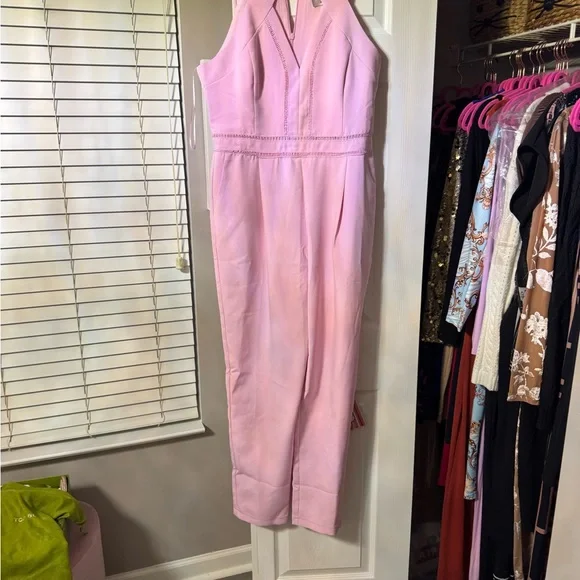 Adelyn Rae Light Pink Jumpsuit - Picture 1 of 5